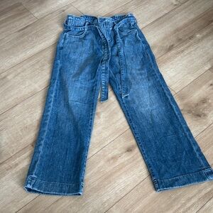 J. Crew Blue Flare Wide Leg Jeans with Timeless Appeal